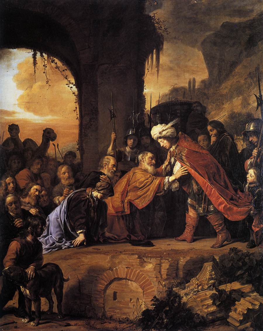 Joseph reçoit son père et ses frères en Égypte