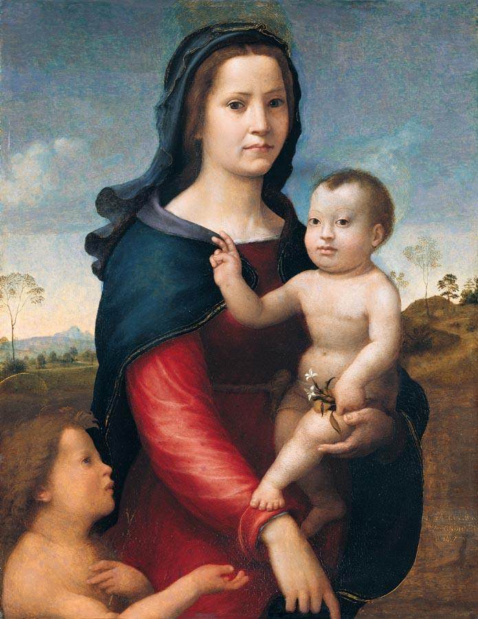 La Vierge à l'Enfant avec le petit saint Jean-Baptiste