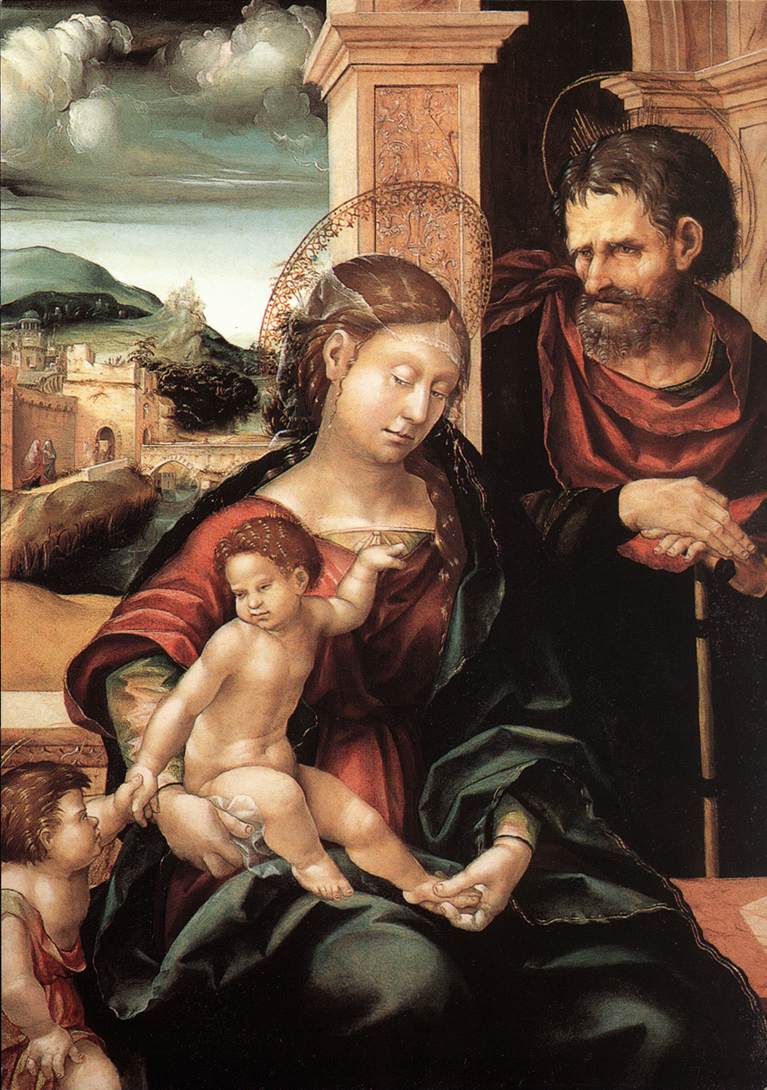 Sainte Famille avec l'Enfant saint Jean-Baptiste