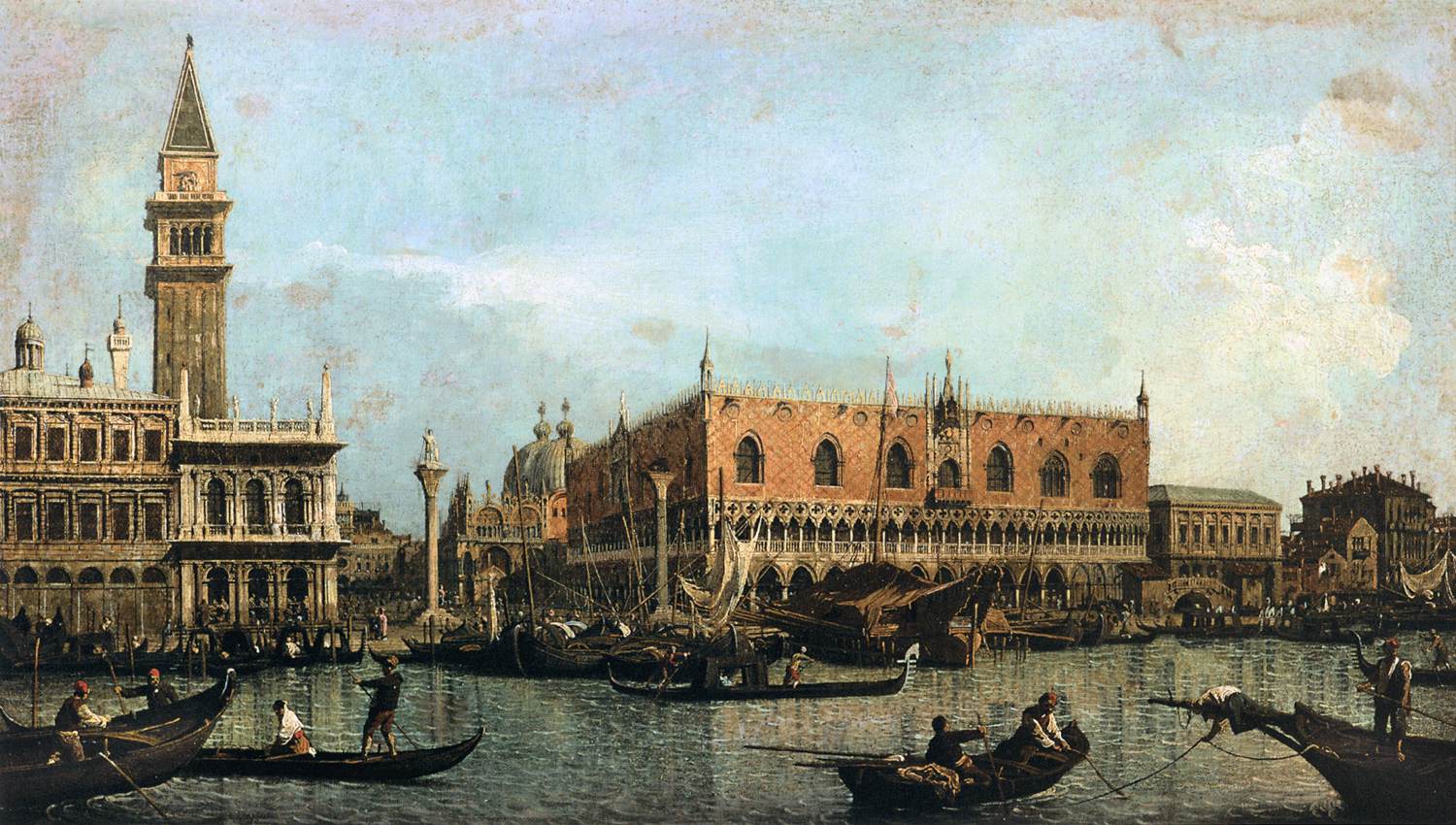 Le Molo vu du Bacino di San Marco