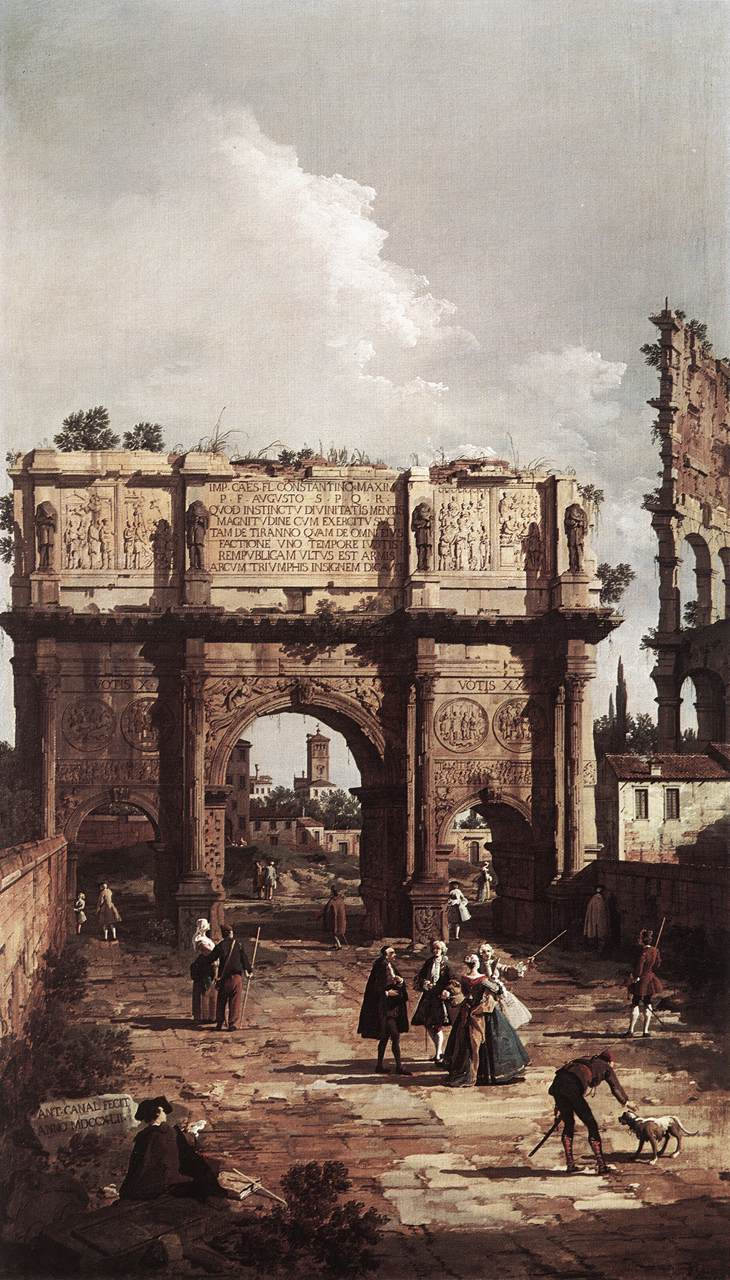 Rome : l'arc de Constantin