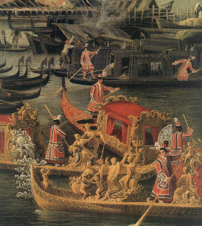 Arrivée de l'ambassadeur de France à Venise (détail)