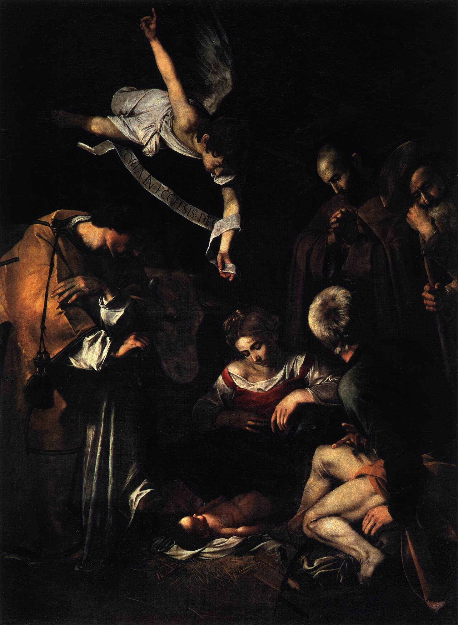Nativité avec saint François et saint Laurent
