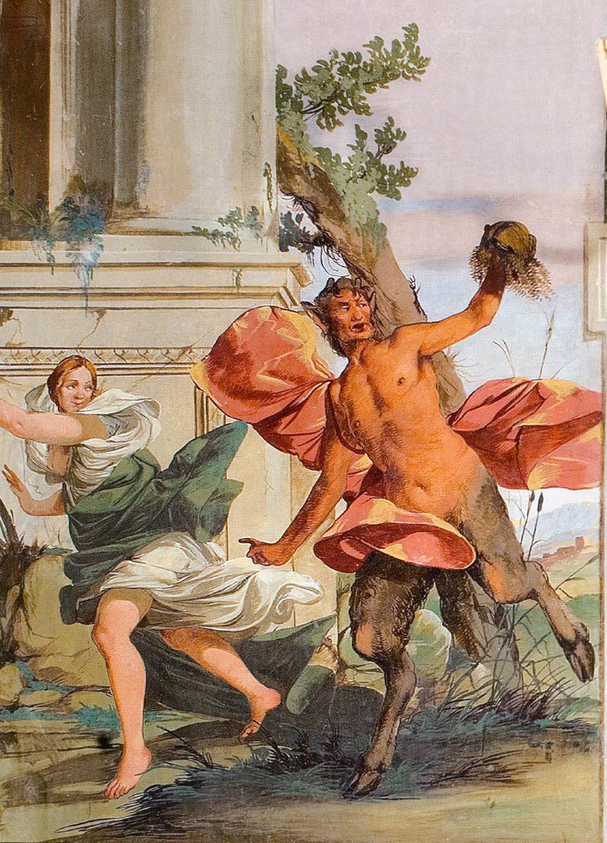 La poursuite de Corsica par un satyre