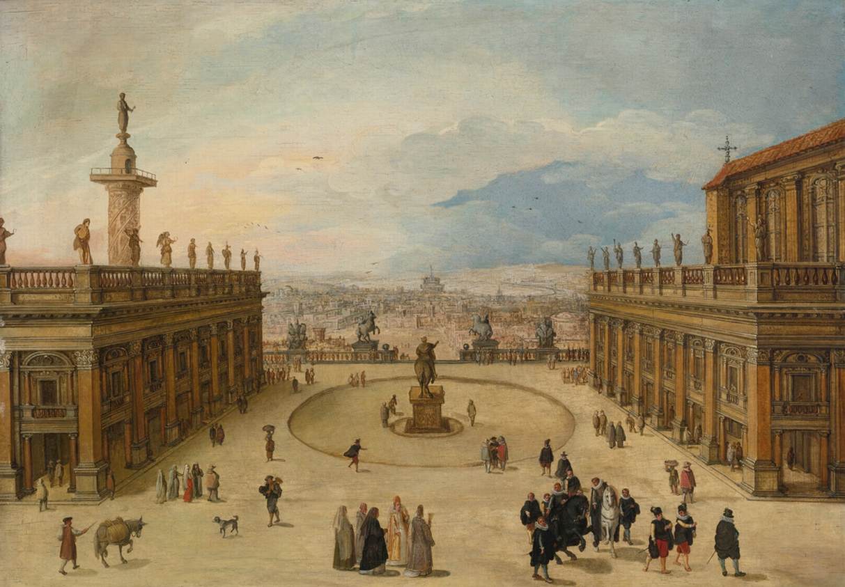 Une vue du Campidoglio à Rome