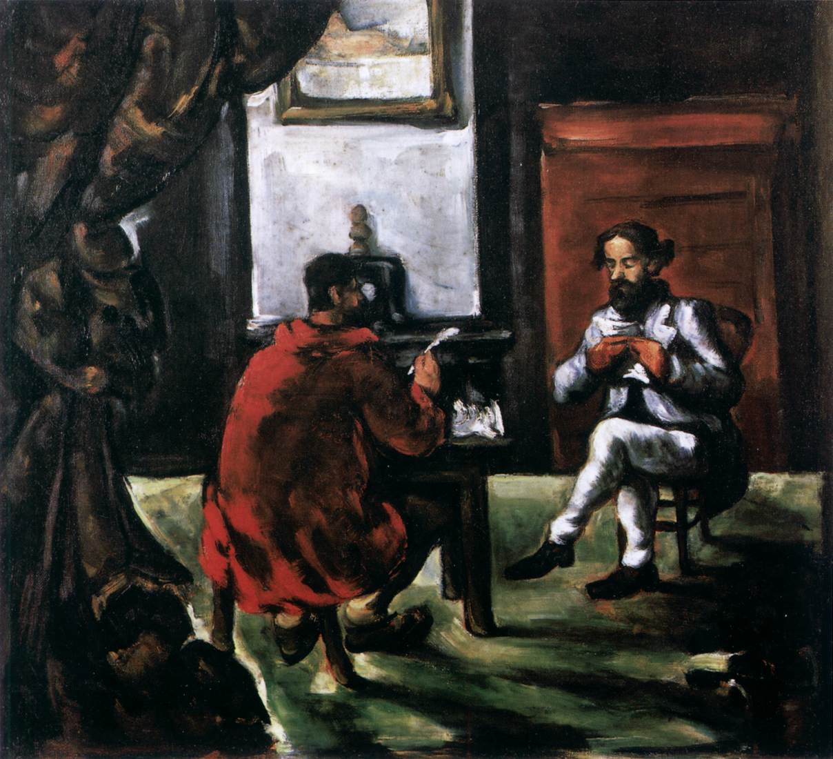 Paul Alexis lisant à Zola
