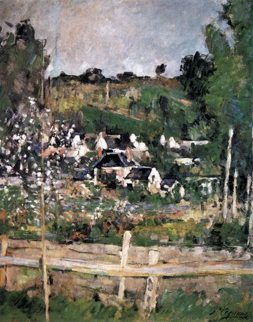 Vue d'Auvers-sur-Oise (La clôture)