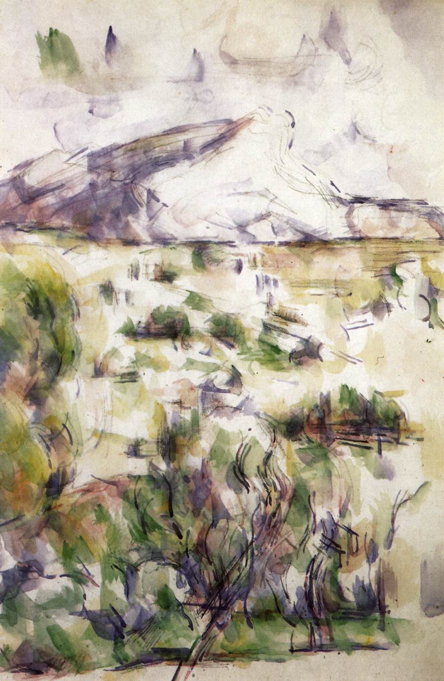 Mont Sainte-Victoire vu des Lauves