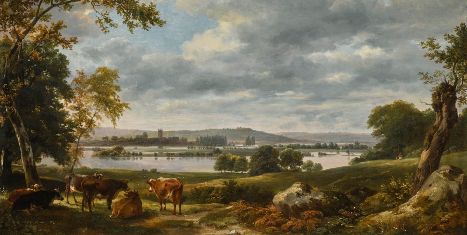 Dedham Vale avec la rivière Stour en crue
