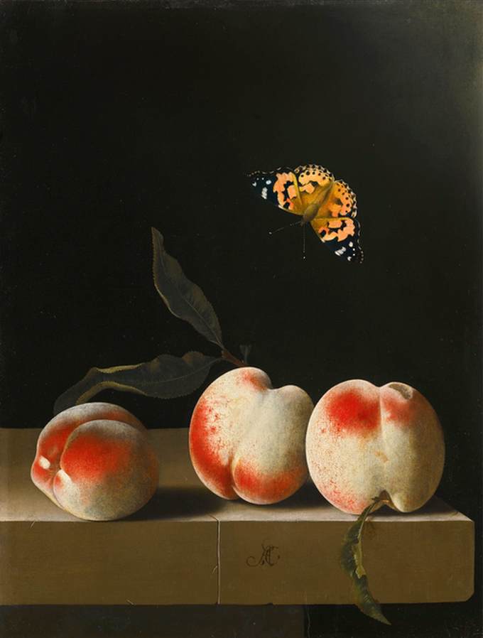Nature morte aux pêches