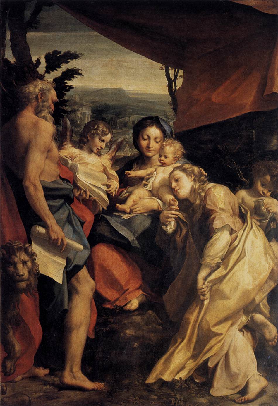 Vierge à l'Enfant avec saint Jérôme et Marie-Madeleine (Le Jour)
