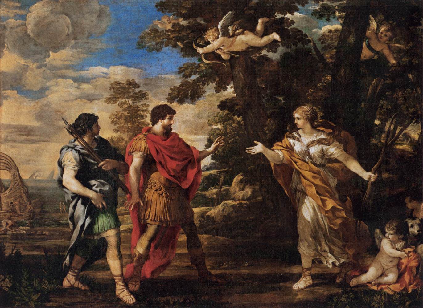 Vénus en chasseresse apparaît à Énée