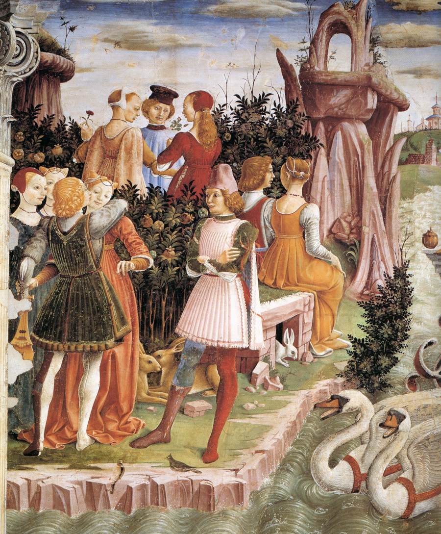 Allégorie d'avril : Triomphe de Vénus (détail)
