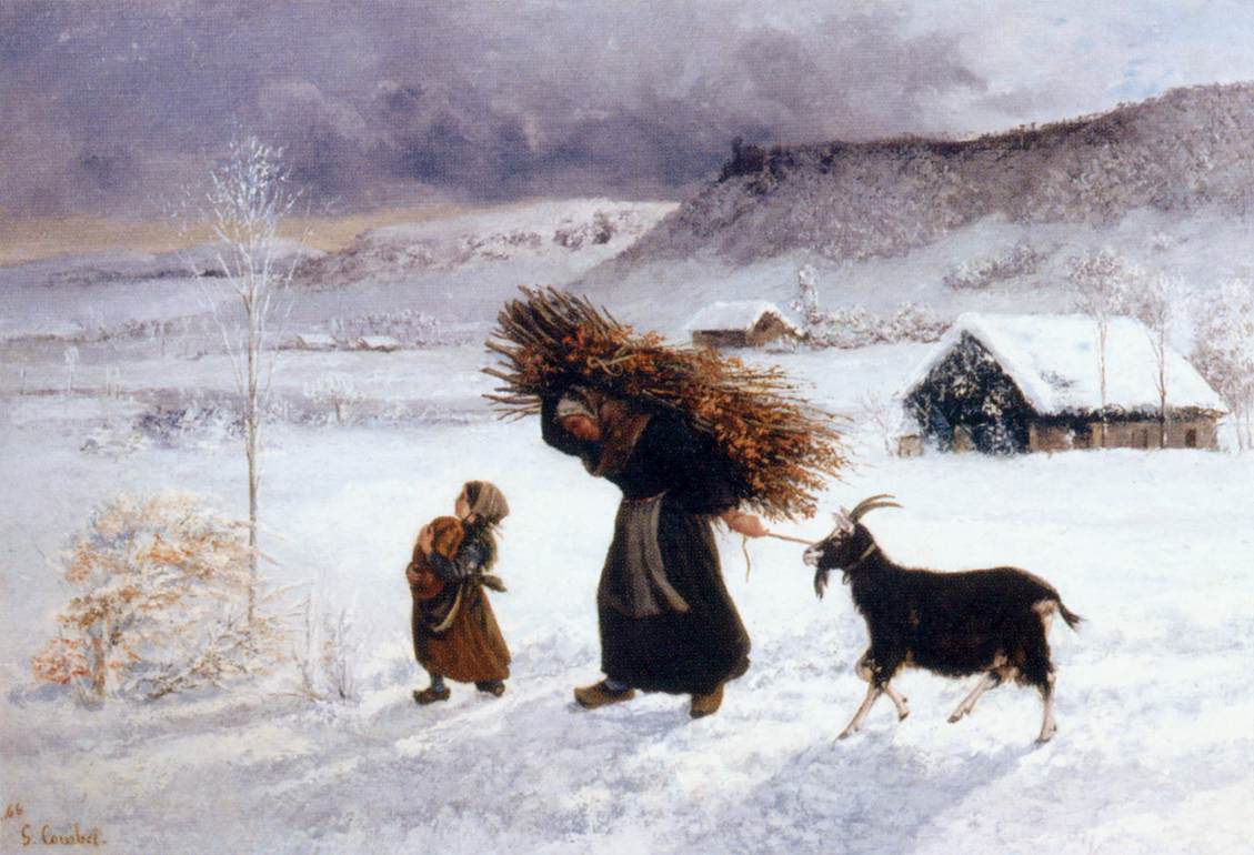 Femme pauvre du village