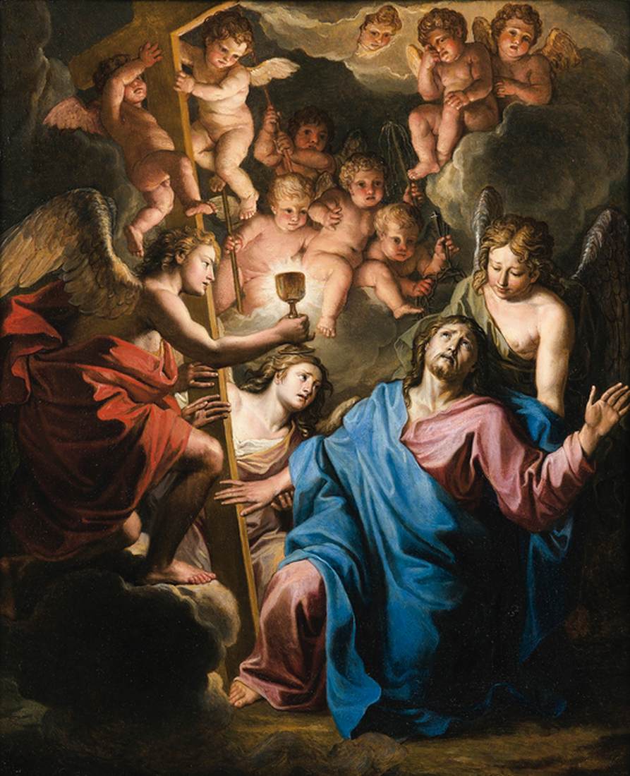 Le Christ en prière sur le mont des Oliviers