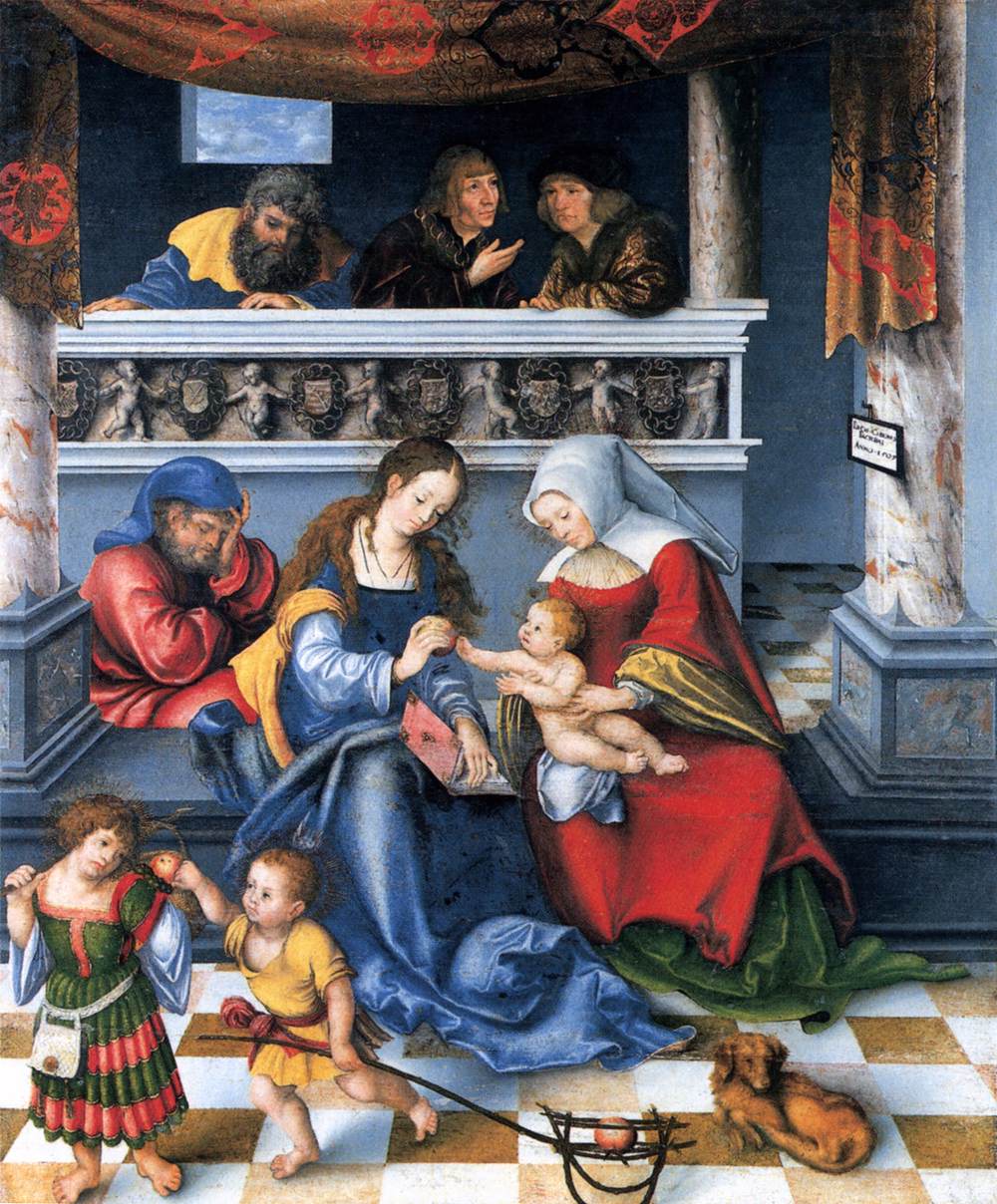 Triptyque de la Sainte Parenté (panneau central)