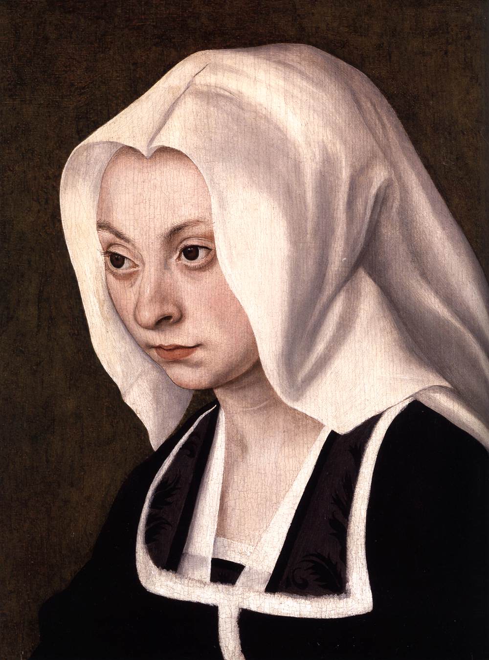 Portrait d'une donatrice (détail)
