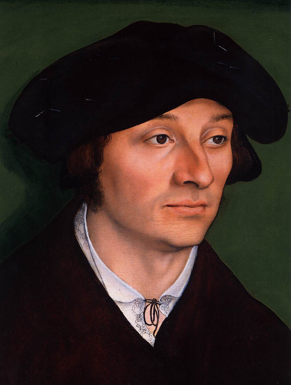 Portrait d'un jeune homme imberbe (détail)