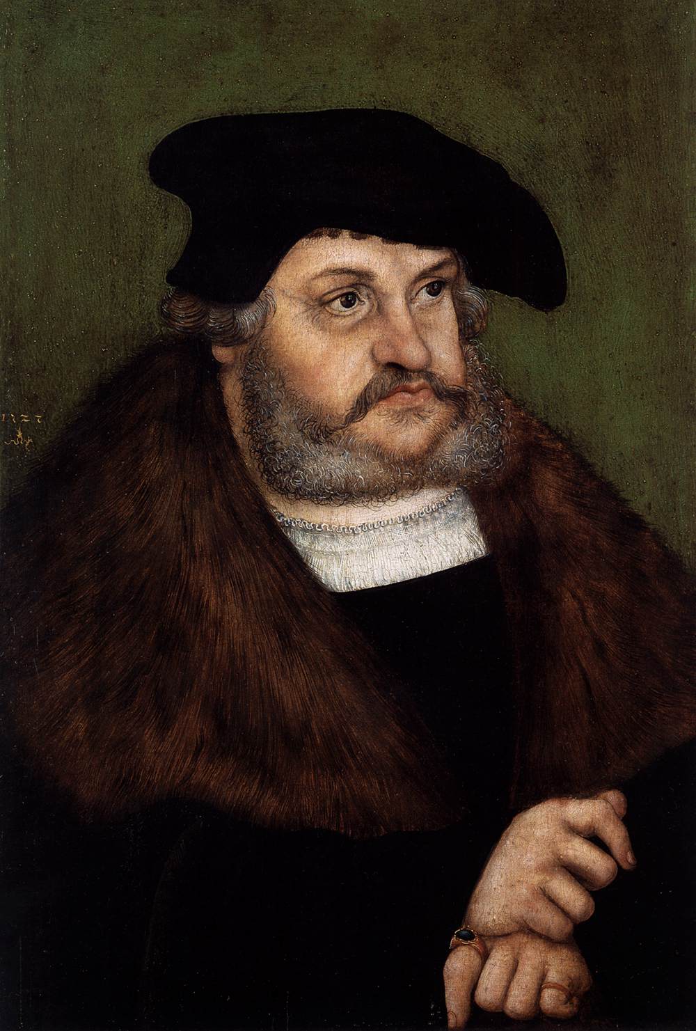 Portrait de Frédéric le Sage dans sa vieillesse