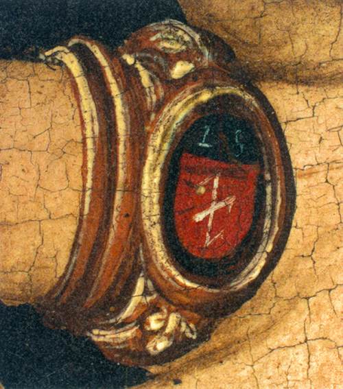 Portrait d'un homme au bonnet brodé d'or (détail)