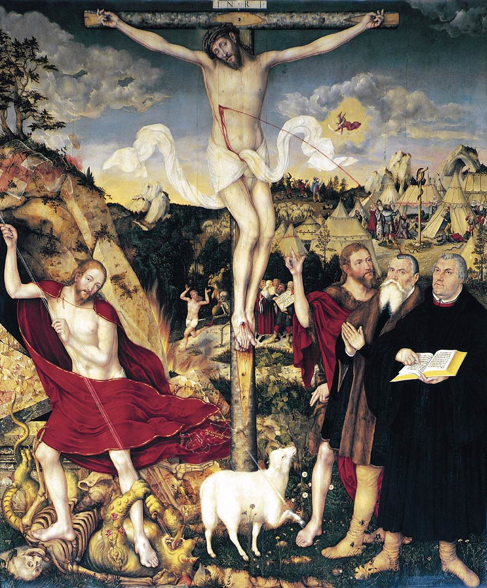 Retable de Weimar : Crucifixion (panneau central)