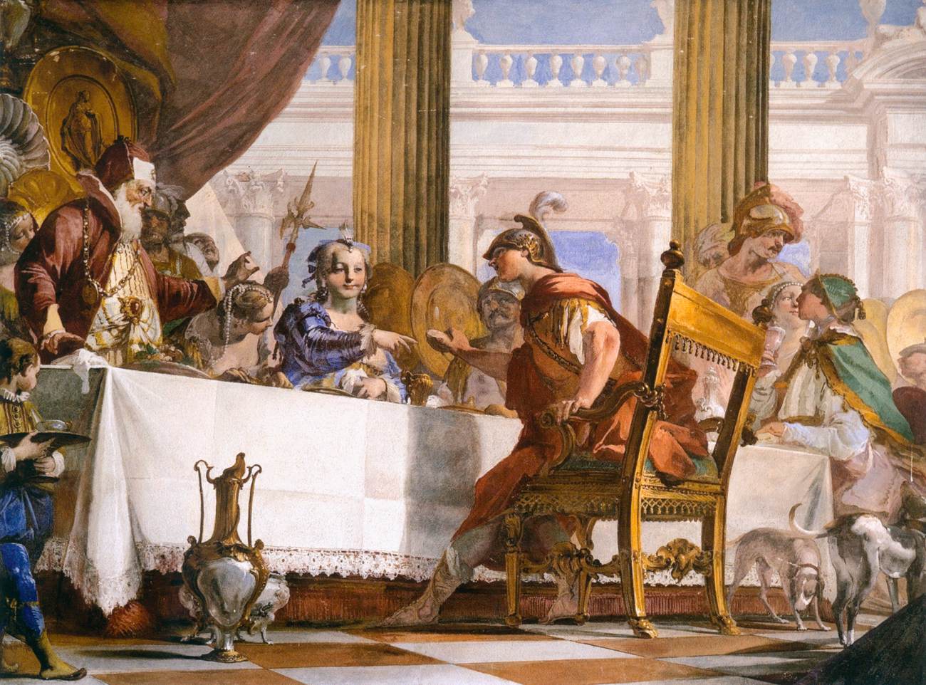 Le mariage d'Alexandre et de Roxane