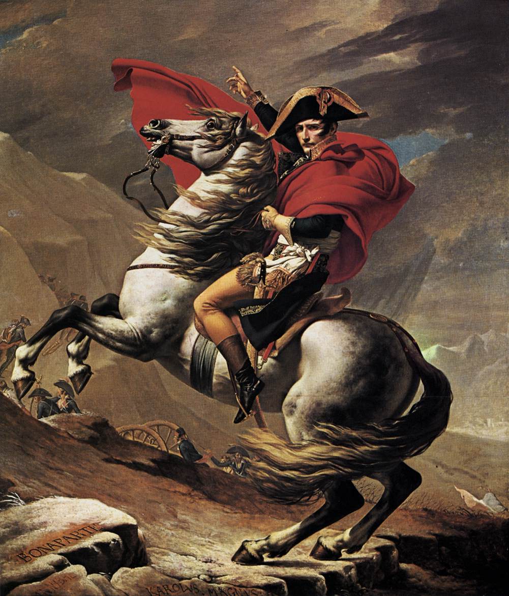 Napoléon au col du Saint-Bernard