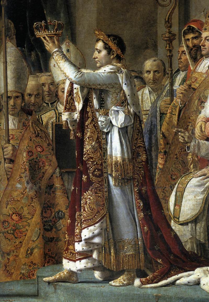 Le sacre de l'empereur Napoléon Ier (détail)