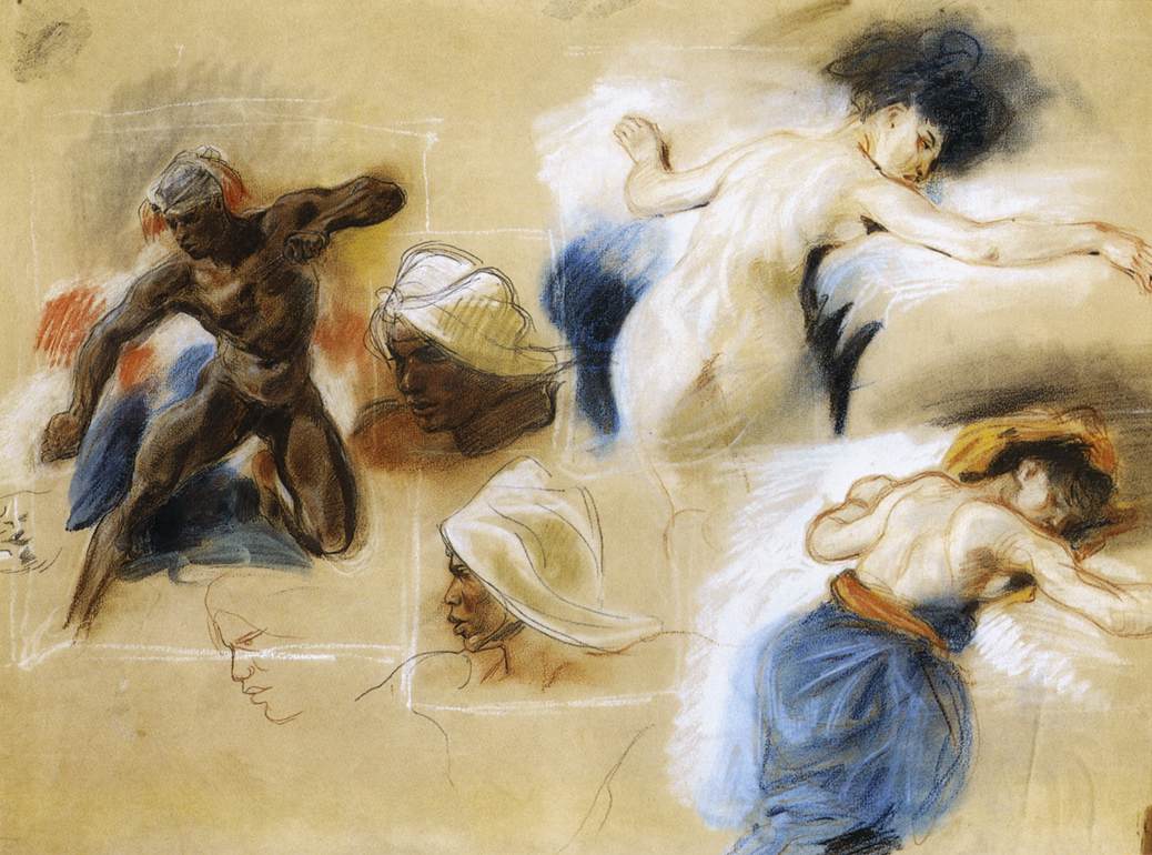 Esquisse pour La Mort de Sardanapale