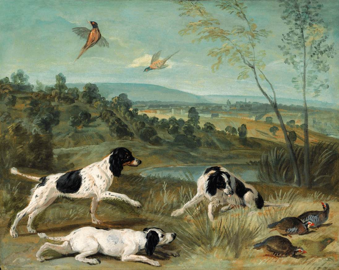 Bonne Nonne et Ponne, chiens du roi Louis XIV