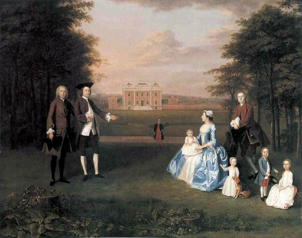 Robert Gwillym d'Atherton et sa famille