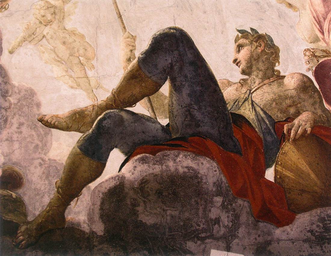 Plafond du couloir (détail)