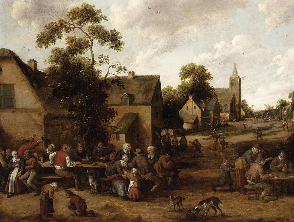 Scène de village