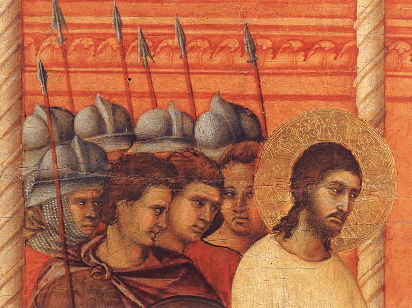 Le deuxième interrogatoire du Christ par Pilate (détail)