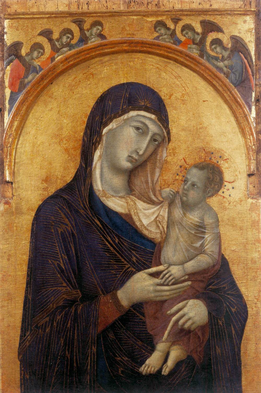 Vierge à l'Enfant avec six anges