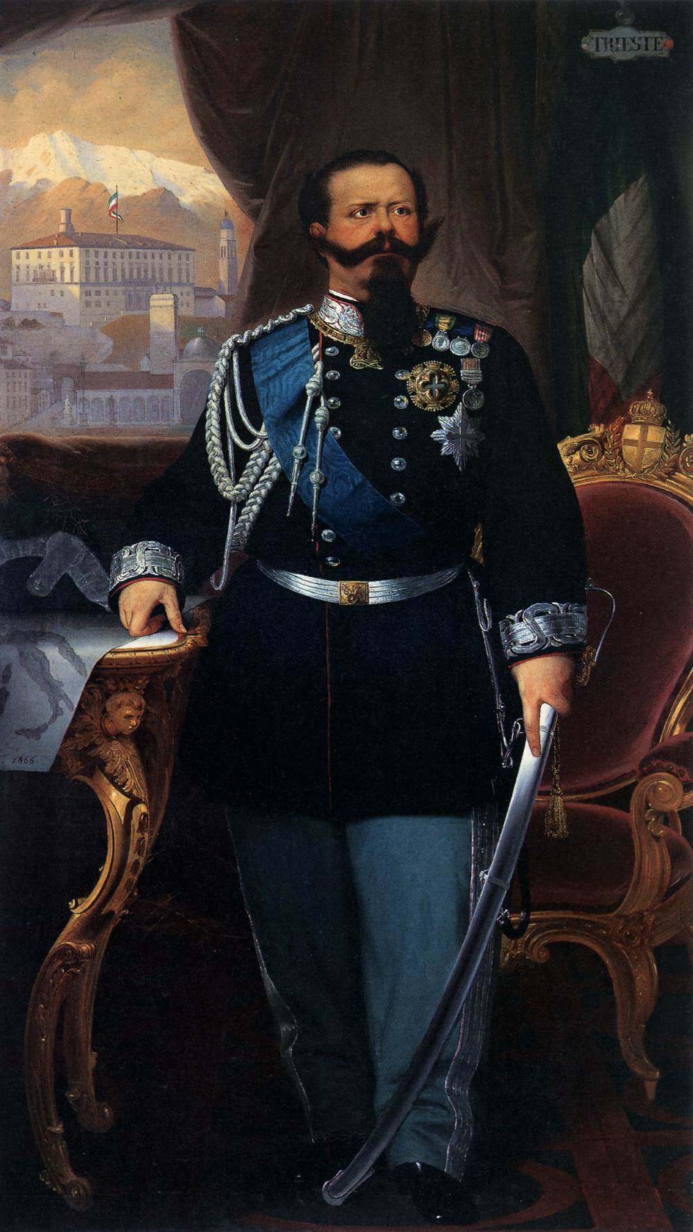Portrait de Vittorio Emanuele II