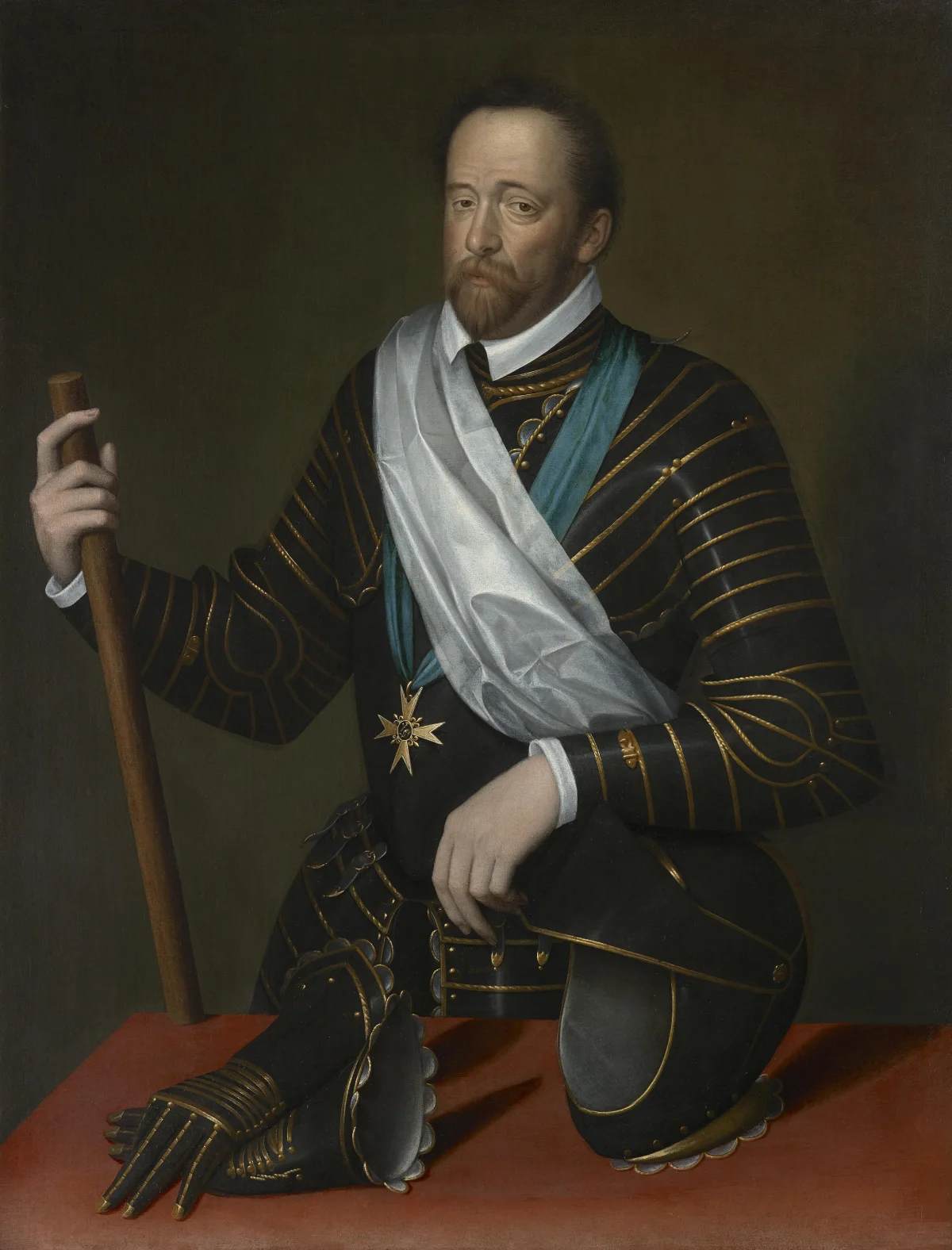 Filippo di Piero Strozzi en armure avec l'ordre de Saint-Michel