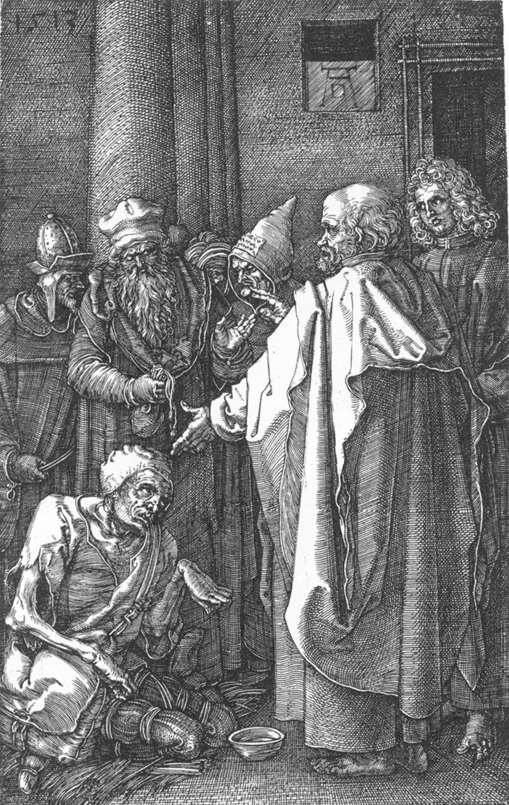 Saint Pierre et Saint Jean guérissant le boiteux (n° 16)