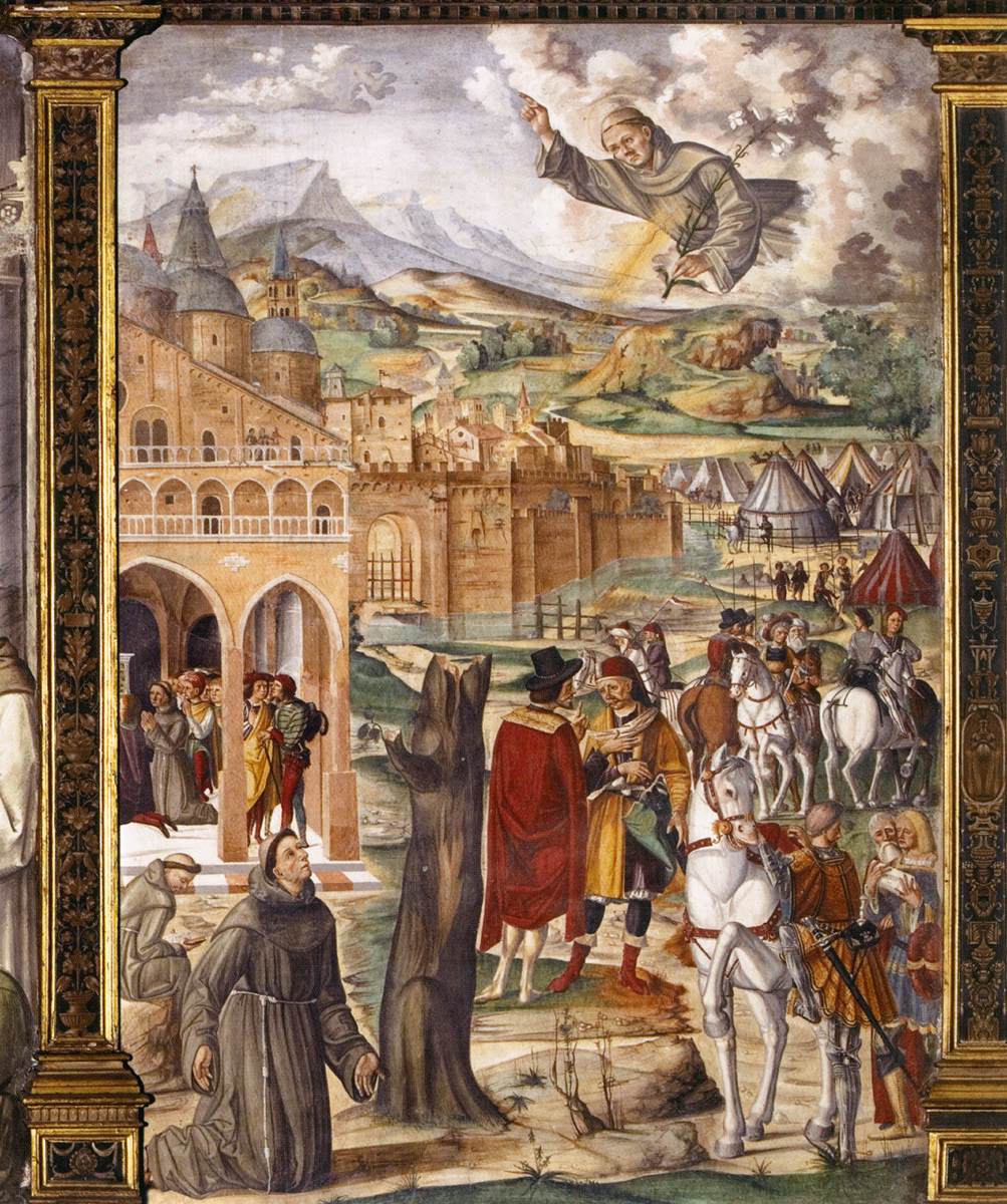 Saint Antoine apparaît au bienheureux Luca Belludi