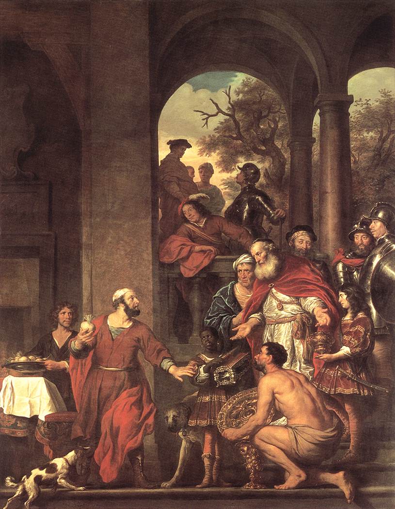 Curius Dentatus préférant les navets à l'or