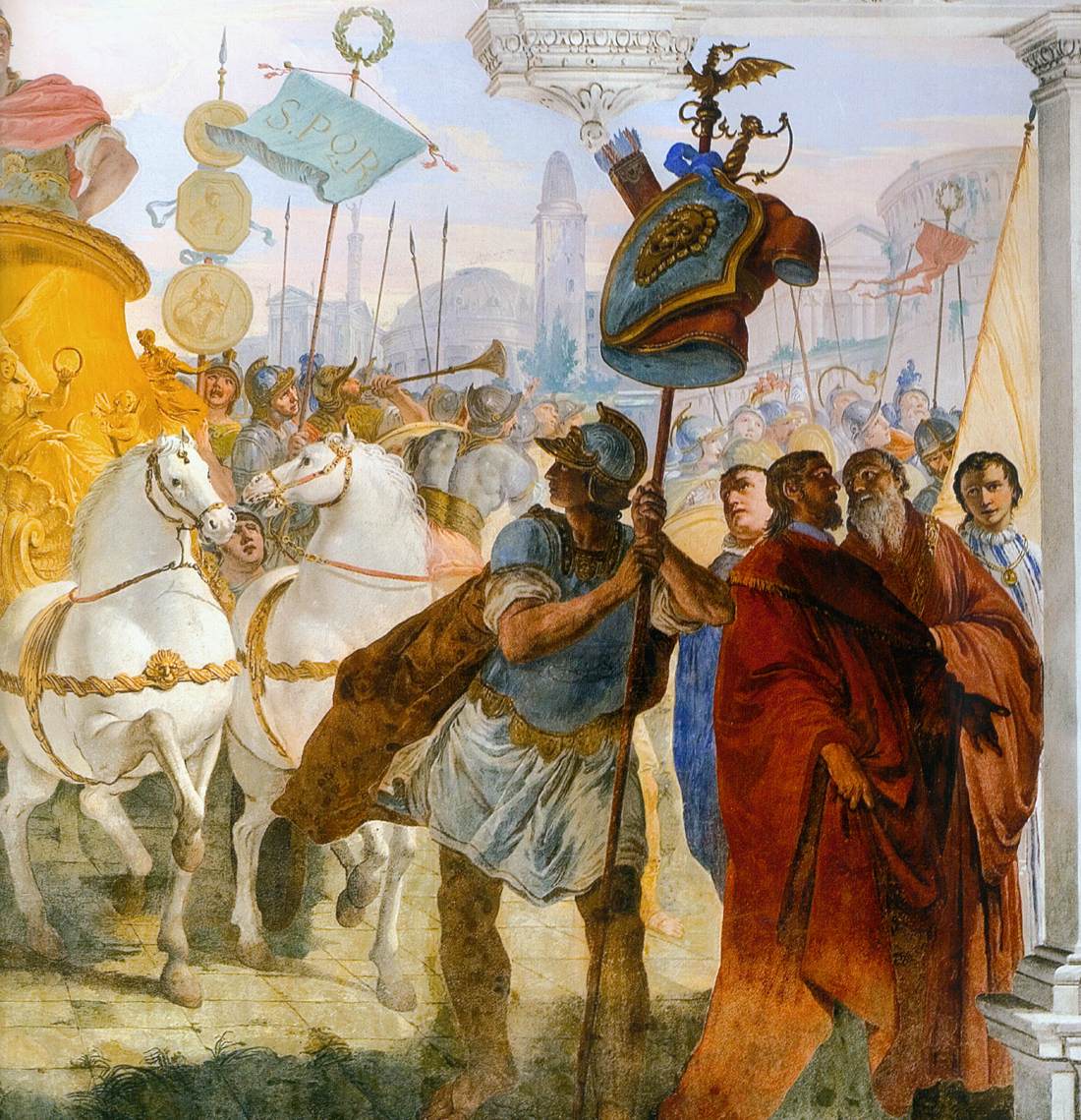 Triomphe d'Aureliano (détail)