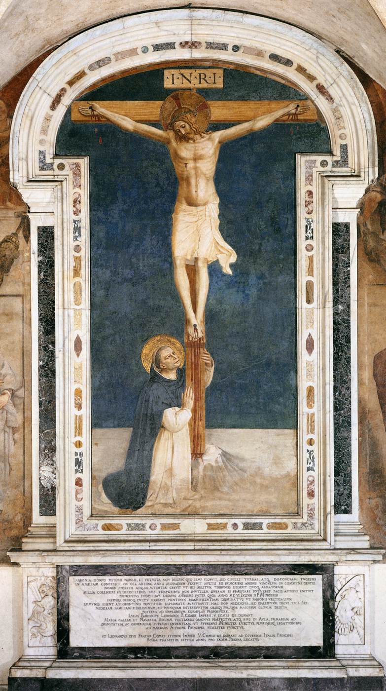 Saint Dominique adorant la Crucifixion