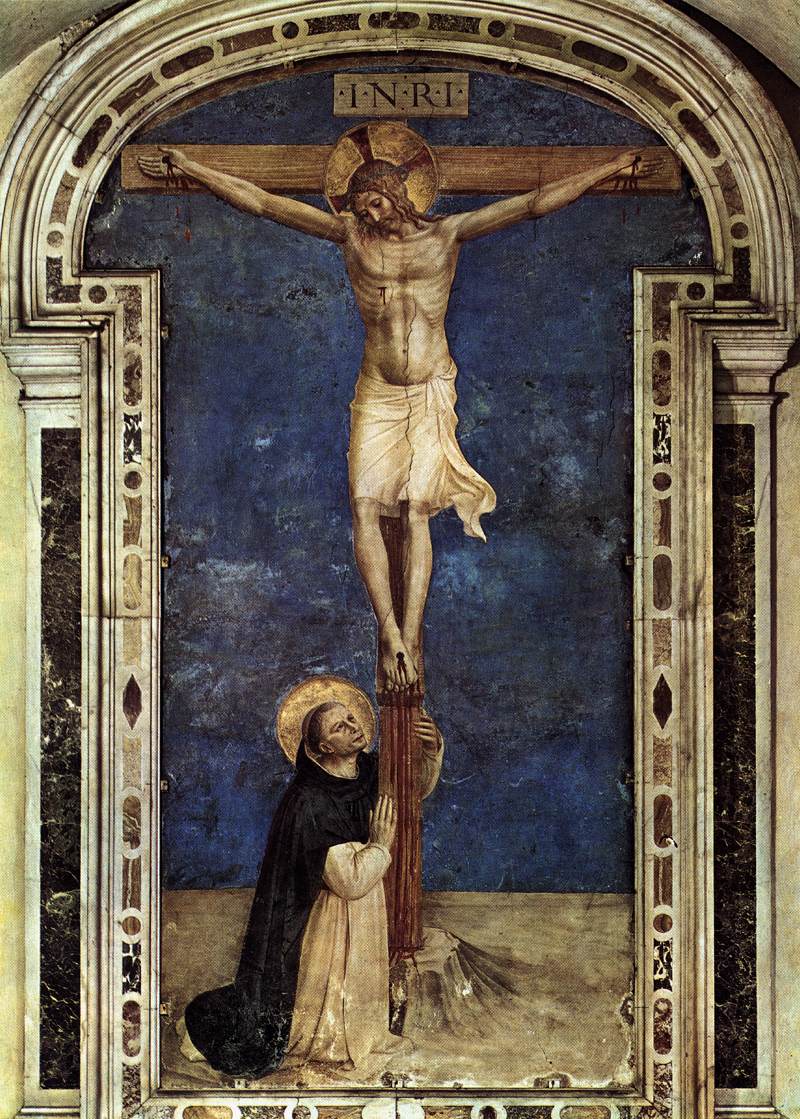 Saint Dominique adorant la Crucifixion