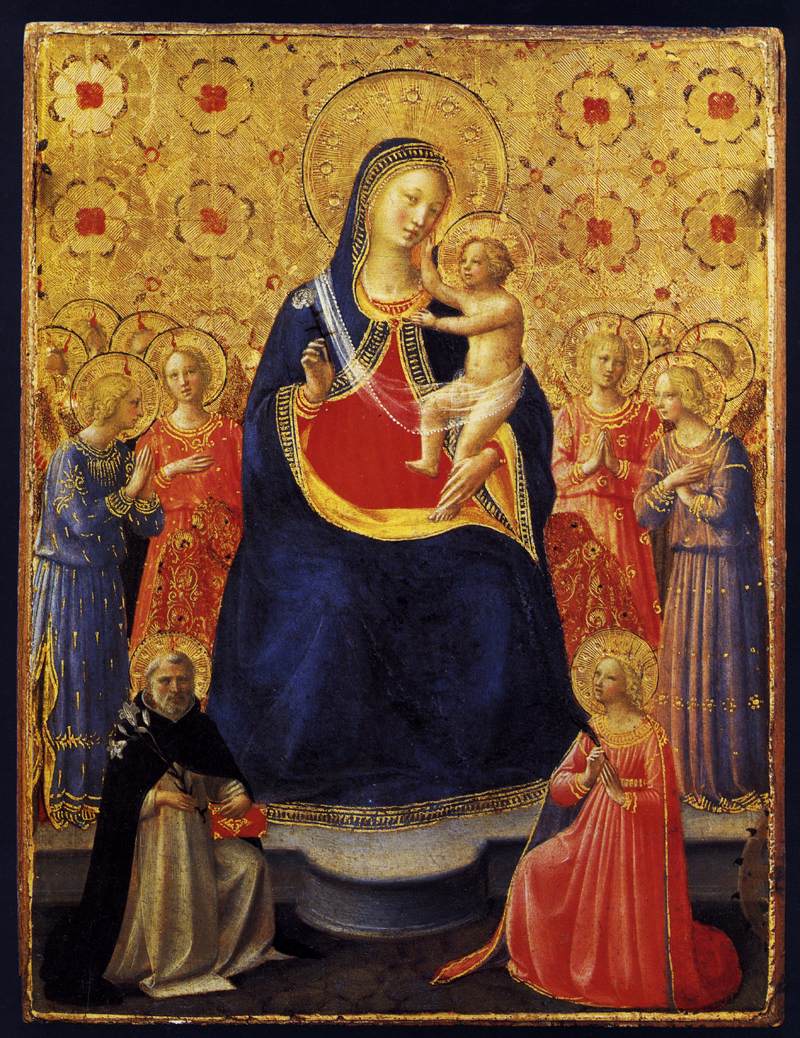 Vierge à l'Enfant avec les saints Dominique et Catherine d'Alexandrie