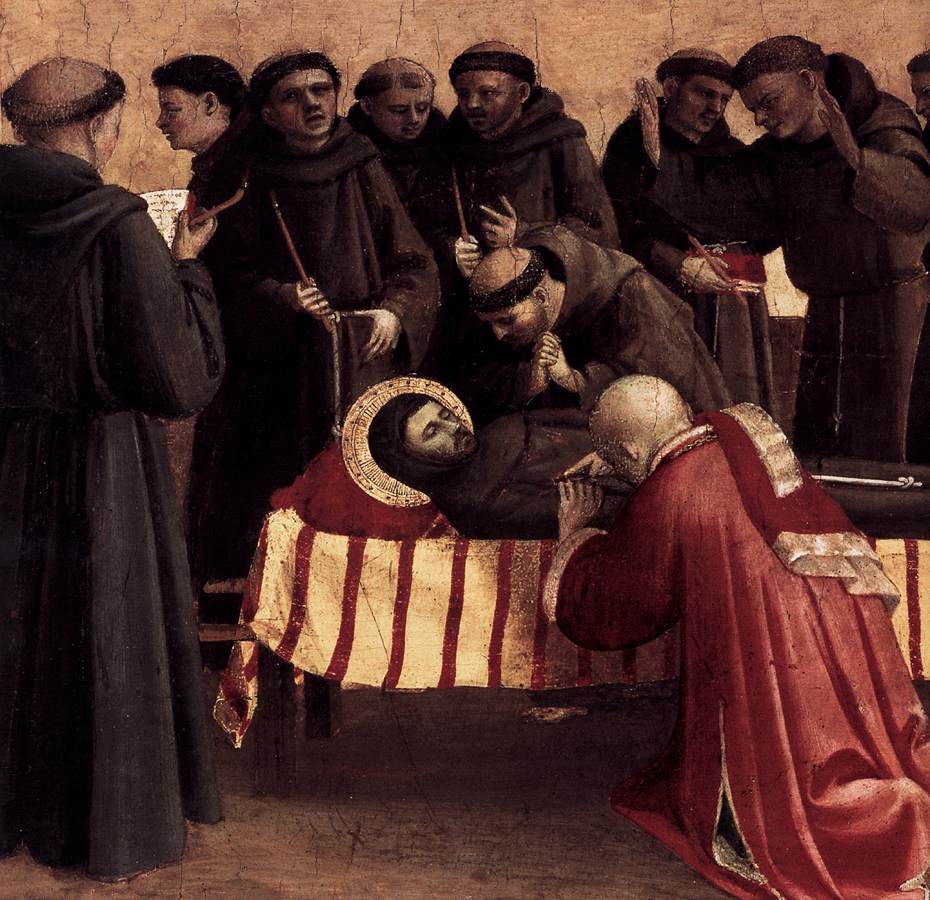 La Lamentation sur Saint François (détail)