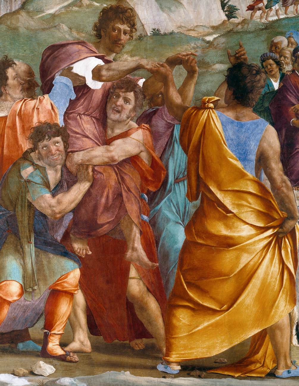 Le Retour de Cicéron à Rome (détail)
