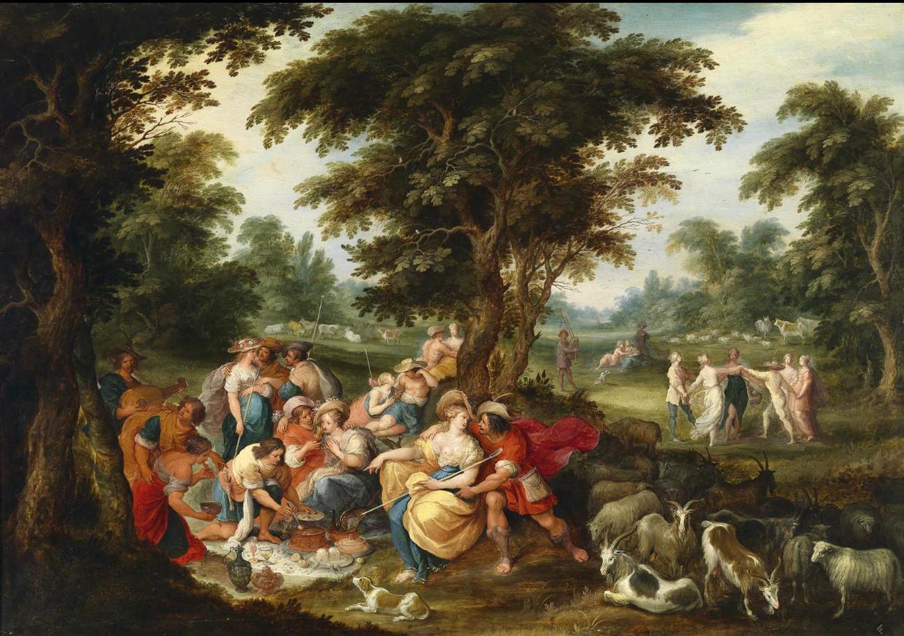 Arcadie : un paysage pastoral