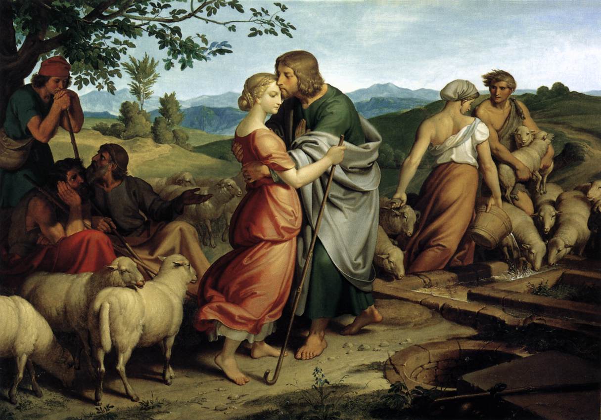 Jacob rencontrant Rachel auprès des troupeaux de son père