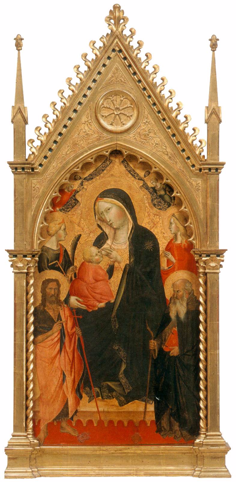 Vierge à l'Enfant avec des saints