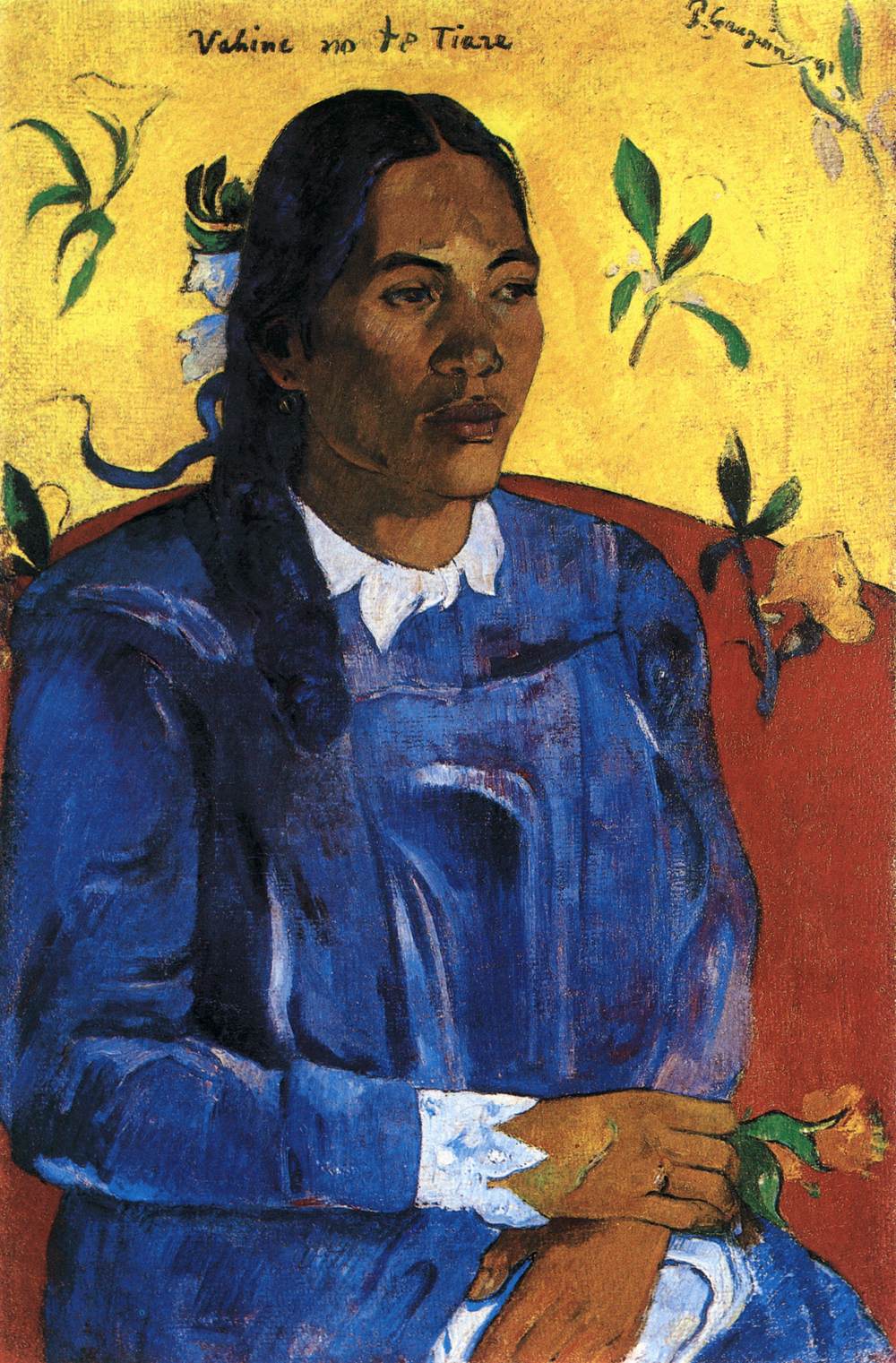 Femme avec une fleur (Vahine No te Tiare)